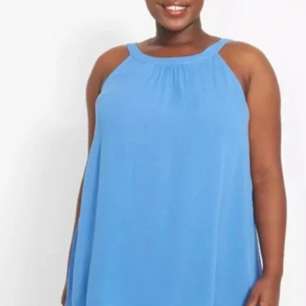 Lane Bryant Classic Halter-Neck Blue